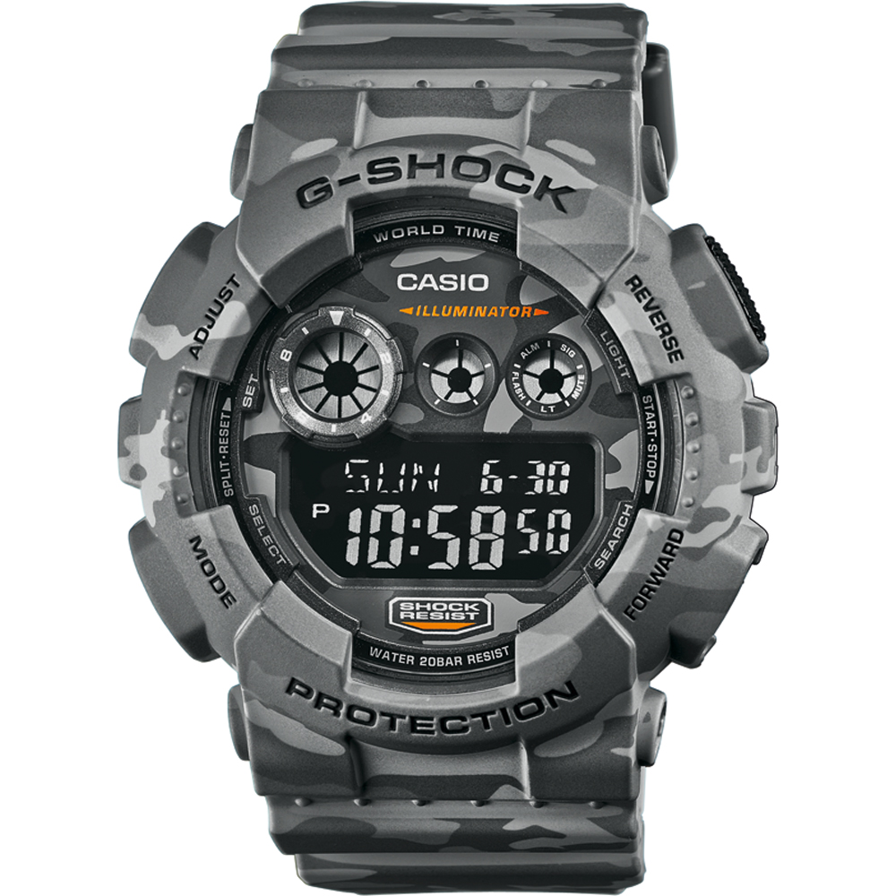 G-Shock Classic Style GD-120CM-8 Camouflage Watch