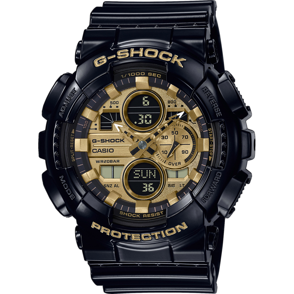G-Shock Classic Style GA-140GB-1A1ER Ana-Digi - Garrish Black Watch