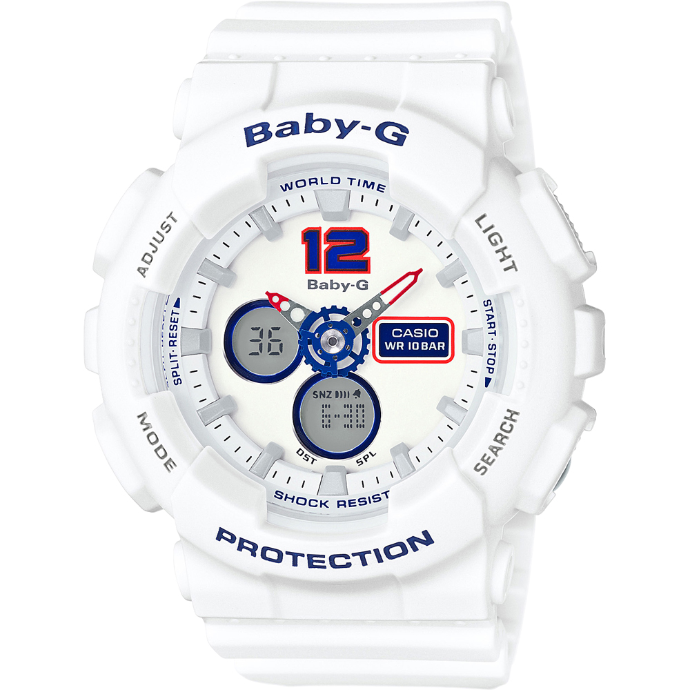 G-Shock Baby-G BA-120TR-7BER Classic Tri Color Watch