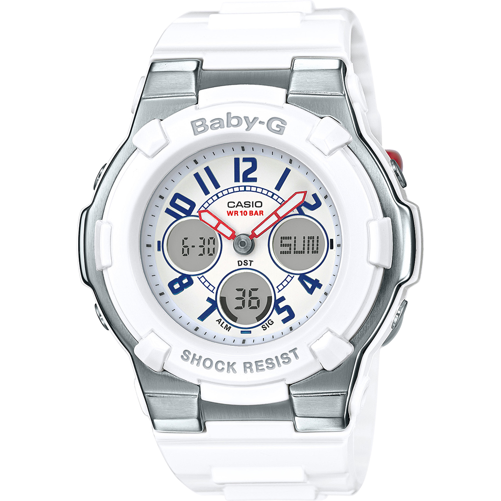 G-Shock Baby-G BGA-110TR-7BER Classic Tri Color Watch