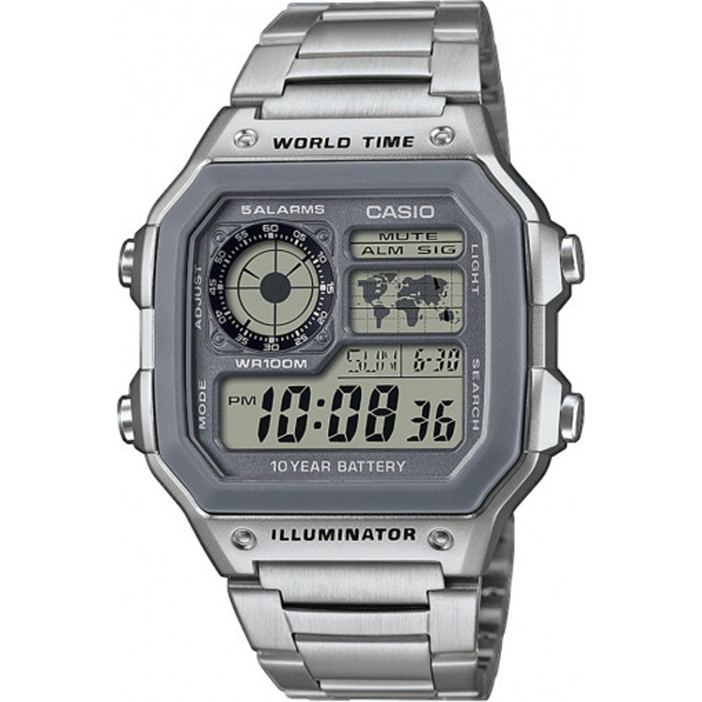 Casio Collection AE-1200WHD-7AVEF World Time Watch