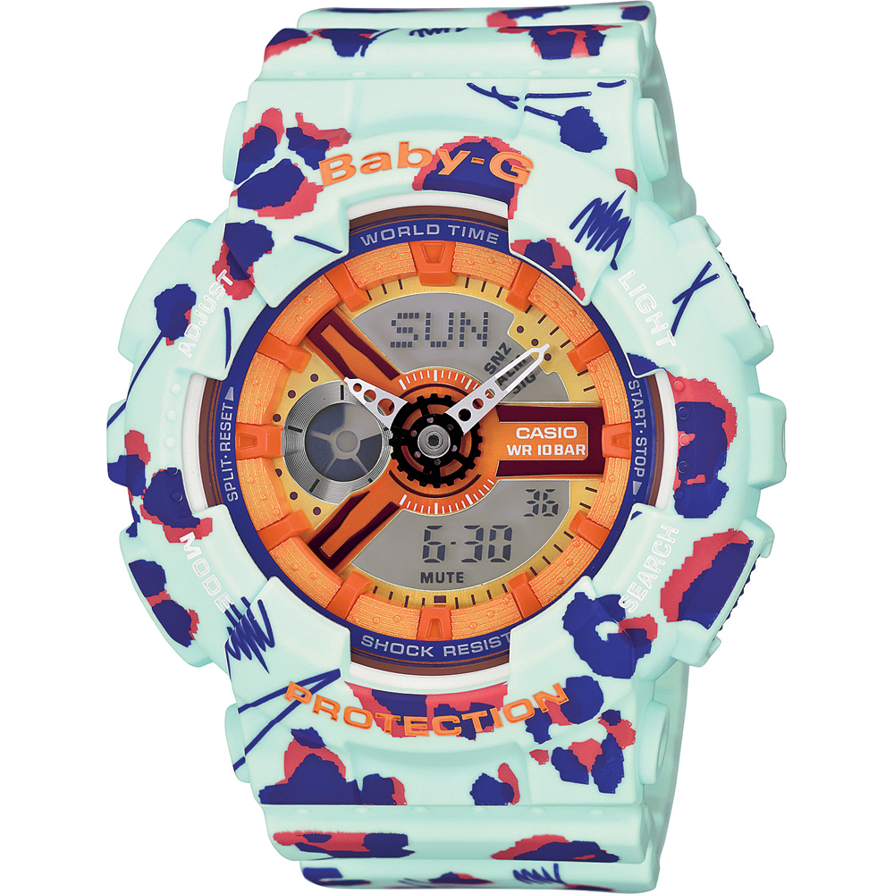 G-Shock Baby-G BA-110FL-3AER Flower Watch