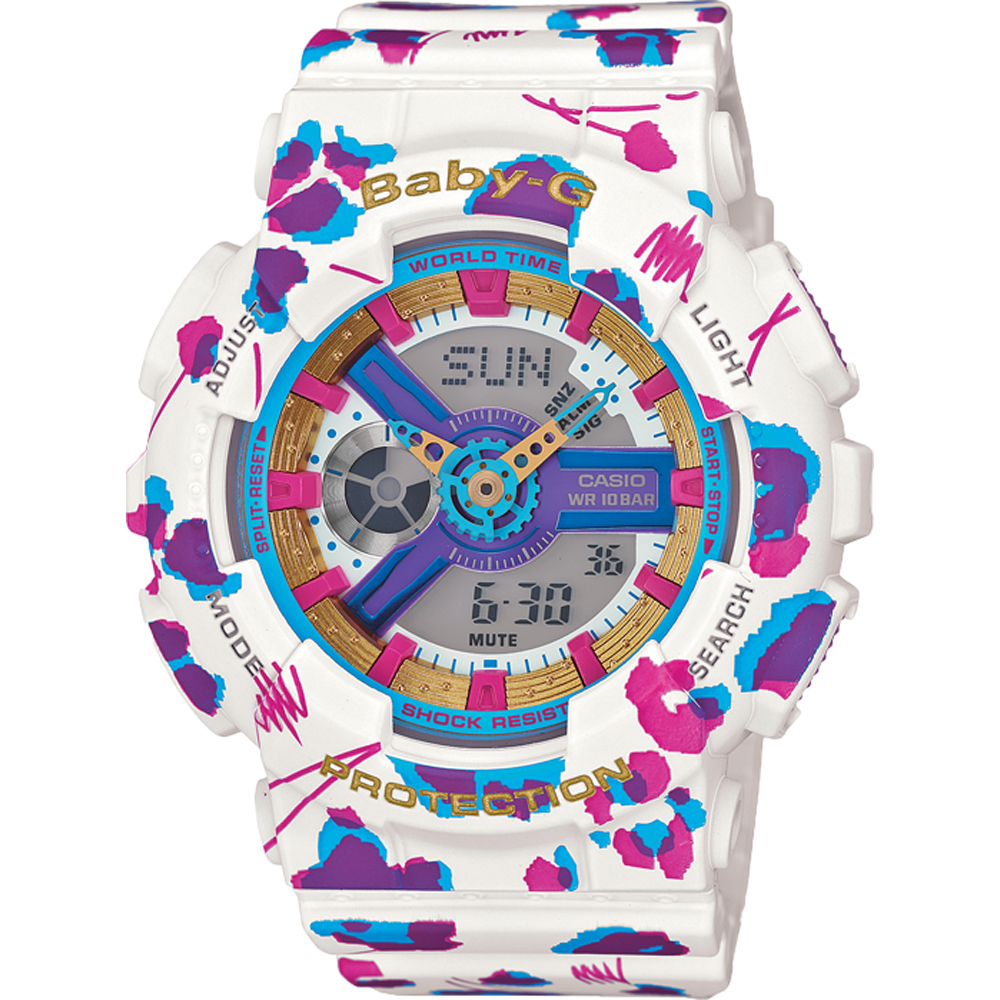 G-Shock Baby-G BA-110FL-7AER Flower Watch