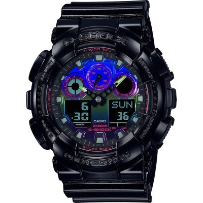 G-Shock Classic Style GA-100RGB-1A Virtual Rainbow Watch