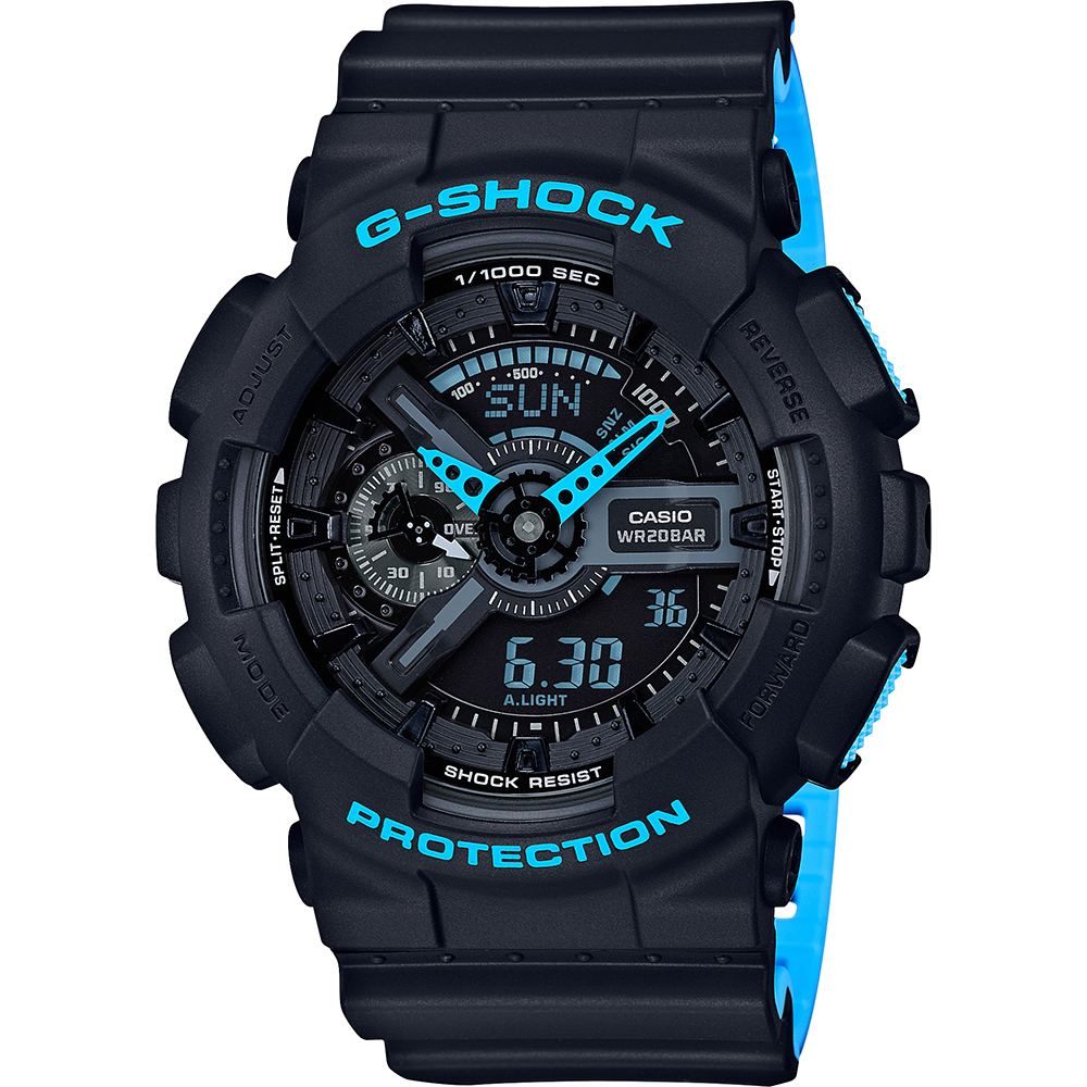 G-Shock Classic Style GA-110LN-1AER Layered Neon Watch
