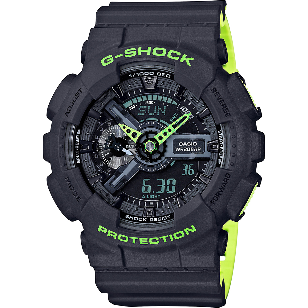 G-Shock Classic Style GA-110LN-8AER Layered Neon Watch