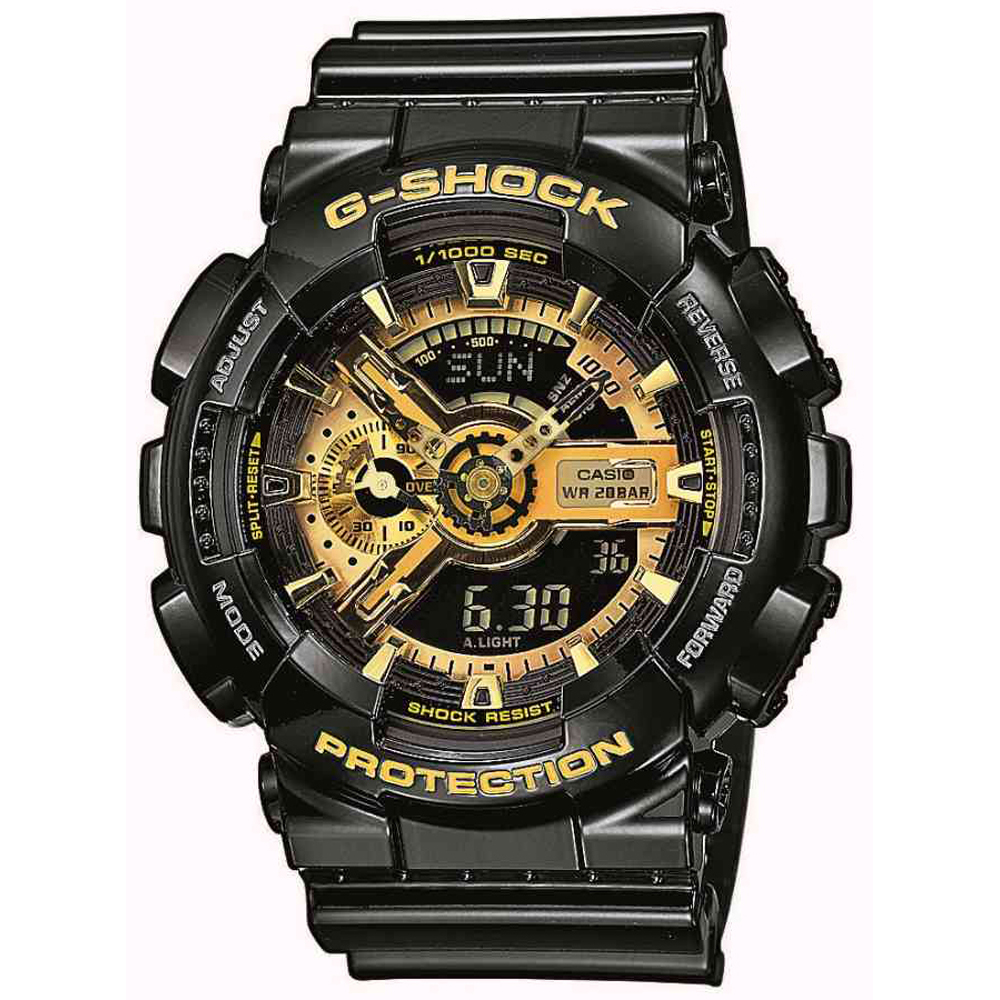 G-Shock Classic Style GA-110GB-1AER Garish Black Watch • EAN: 4971850943235  • Watch.co.uk