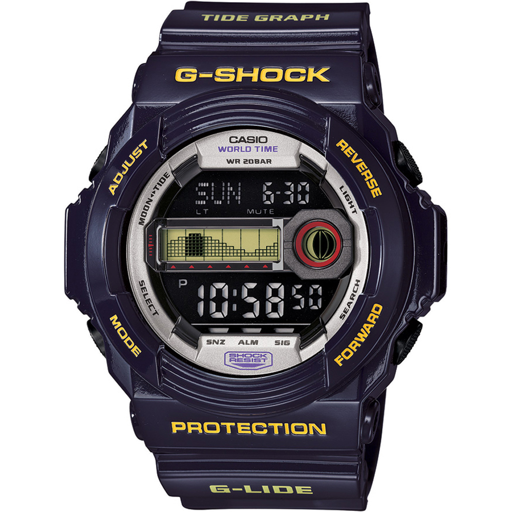 G-Shock Classic Style GLX-150B-6 G-Lide Tide Graph Watch