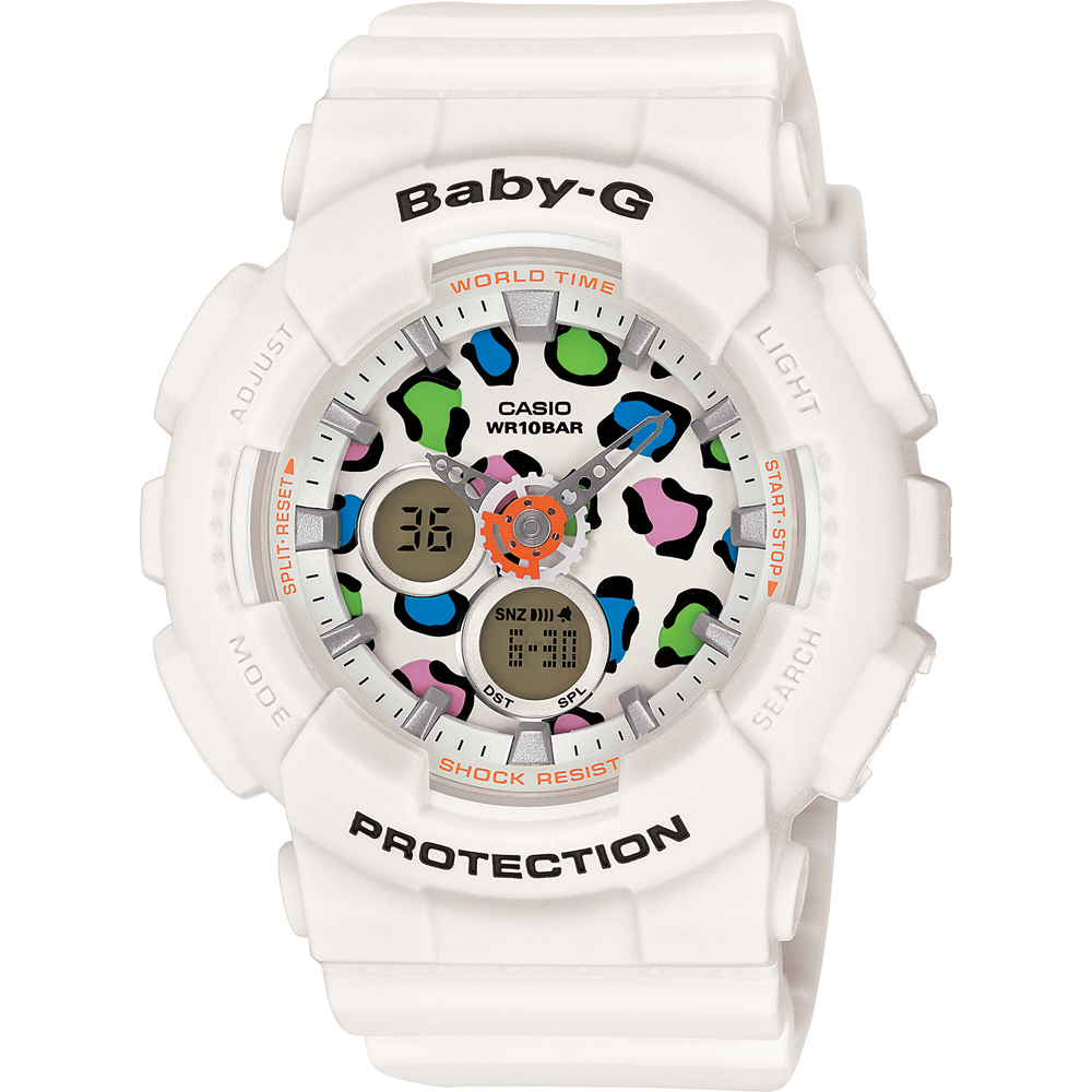 G-Shock Baby-G BA-120LP-7A1ER Leopard Print Watch