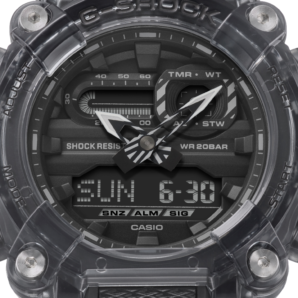 G-Shock Classic Style GA-900SKE-8AER Skeleton Series - Black Watch • EAN:  4549526298233 • Watch.co.uk
