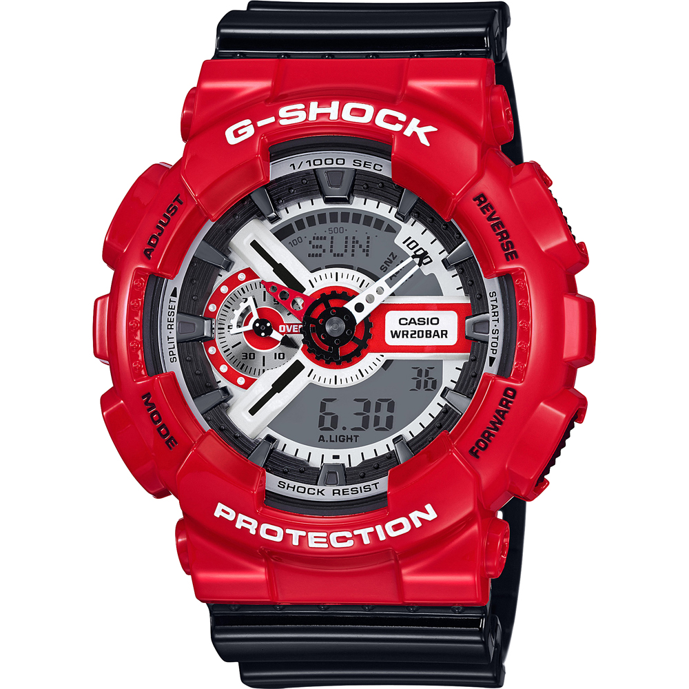 G-Shock Classic Style GA-110RD-4A Solid Red Watch