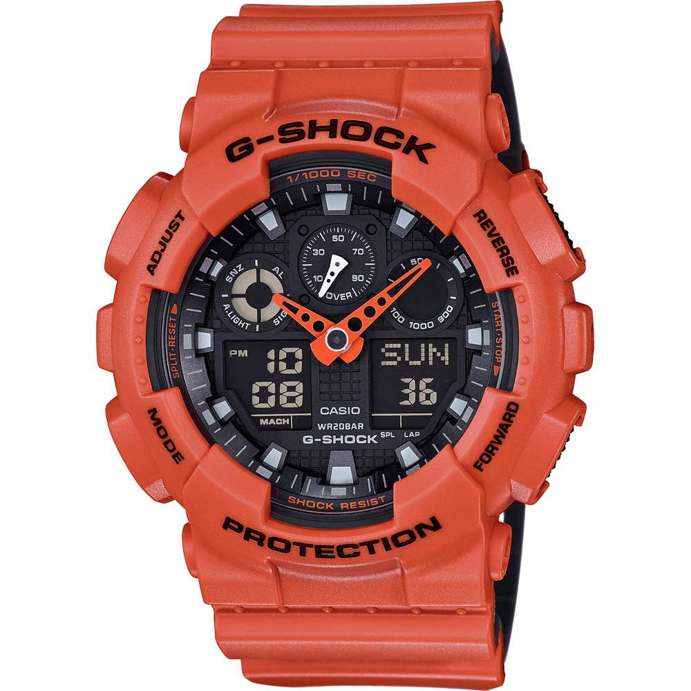 G-Shock Classic Style GA-100L-4A Layered Color Watch