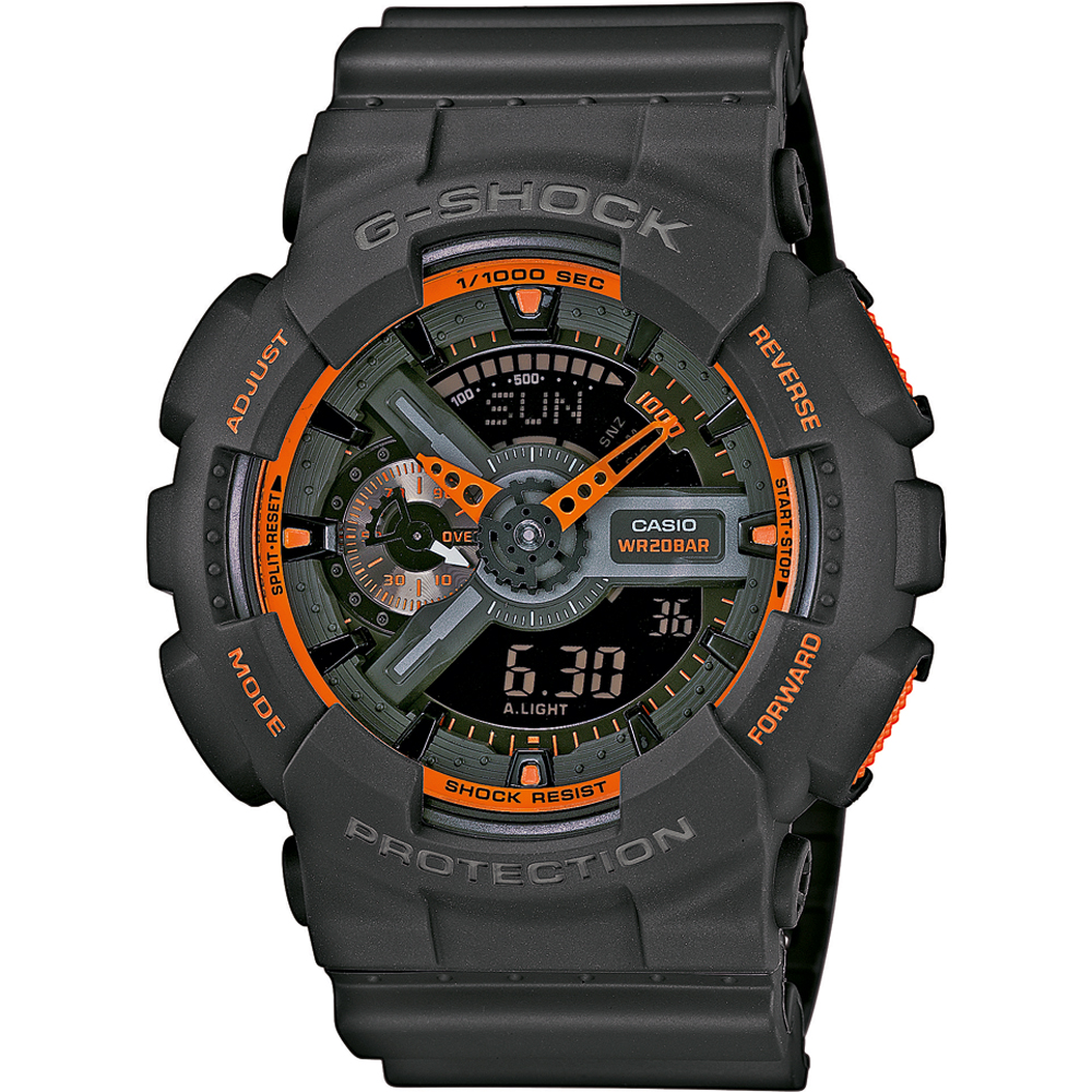 G-Shock Classic Style GA-110TS-1A4ER Trendy Neon Watch