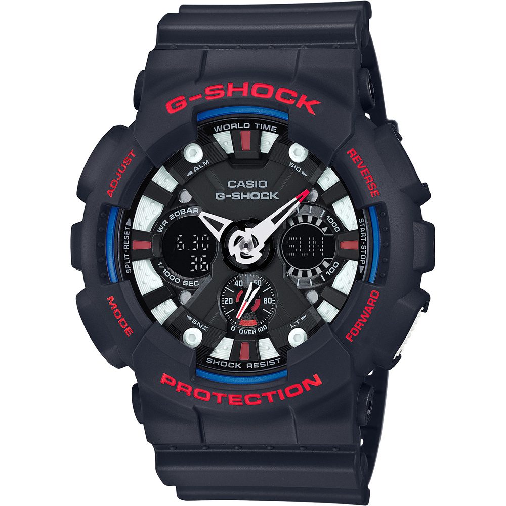 G-Shock Classic Style GA-120TR-1A Tricolor Watch