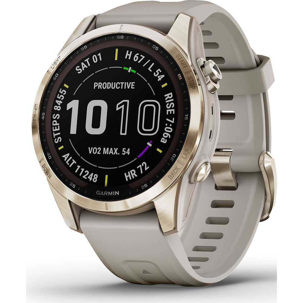 Garmin Fenix 010-02539-21 Fenix 7S Sapphire Solar Watch