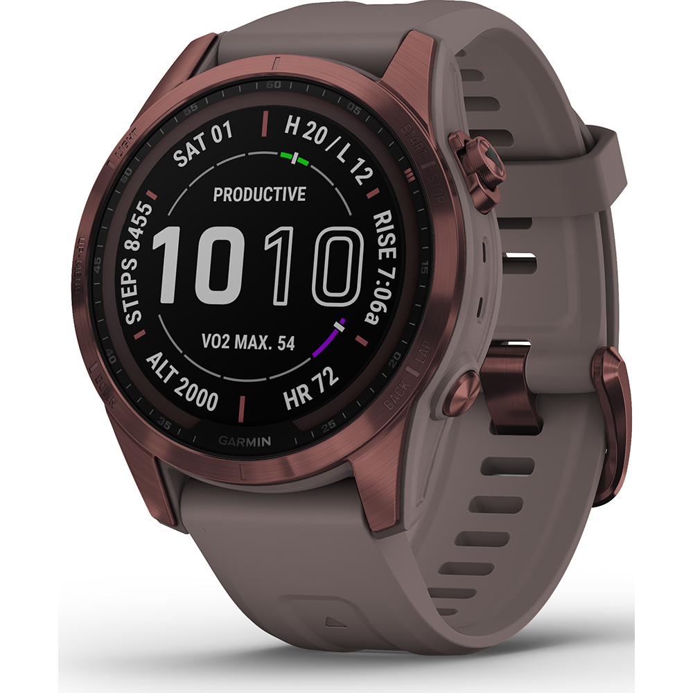 Garmin Fenix 010-02539-29 Fenix 7S Sapphire Solar Watch