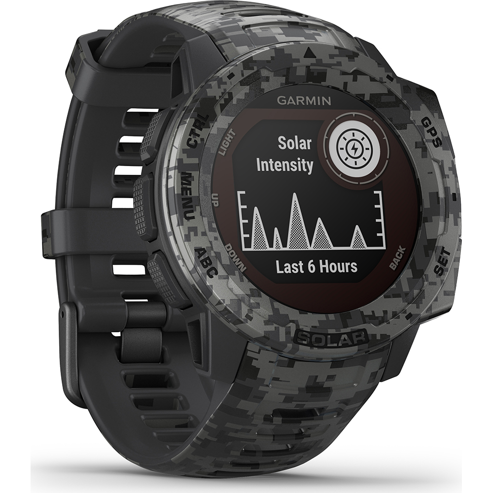 Garmin 010-02293-05 Watch - Instinct Solar Graphite Camo