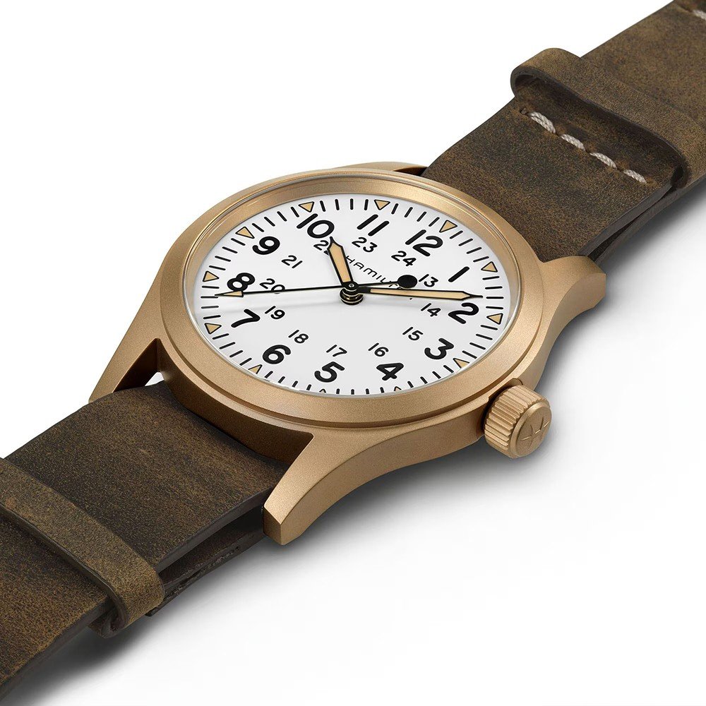 Hamilton Field H69459510 Khaki Field Mechanical Bronze Watch • EAN