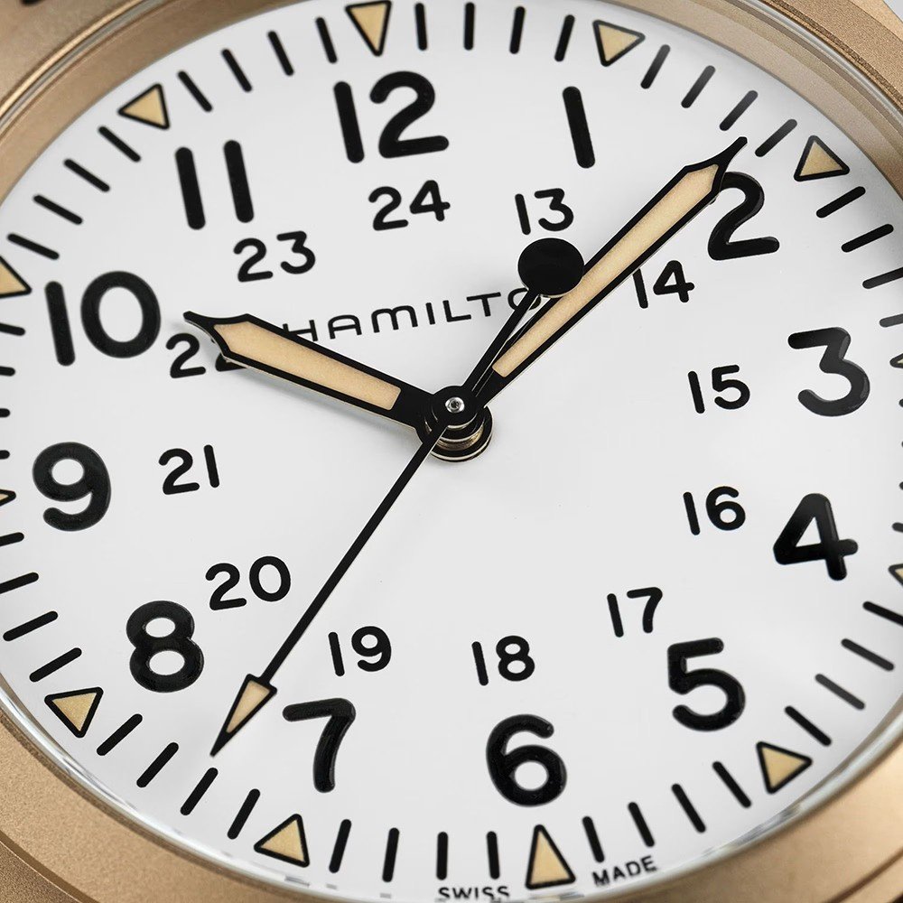 Hamilton Field H69459510 Khaki Field Mechanical Bronze Watch • EAN 