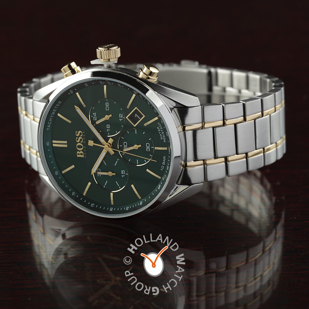 hugo boss watches green