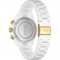 White ceramic ladies watch with day-date and 24h dials Spring and Summer Collection Hugo Boss
