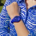 Blue silicone ladies quartz watch Autumn and Winter Collection Ice-Watch
