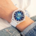 White solar powered quartz watch Spring and Summer Collection Ice-Watch