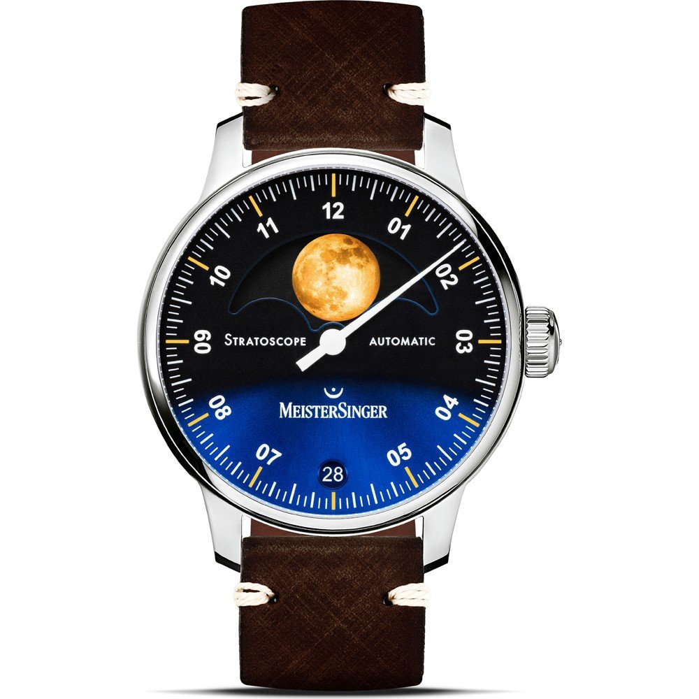 Meistersinger Stratoscope ST982G Stratoscope Gold Watch
