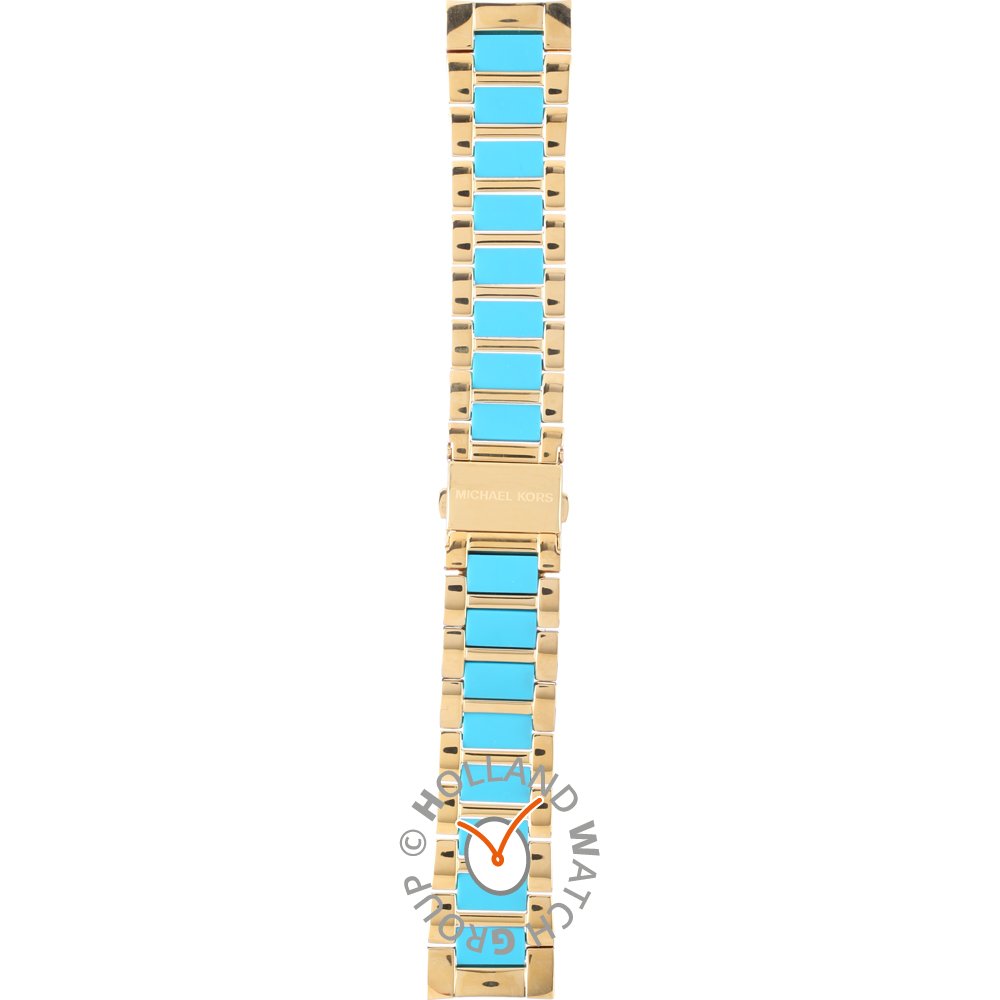 michael kors gold turquoise watch