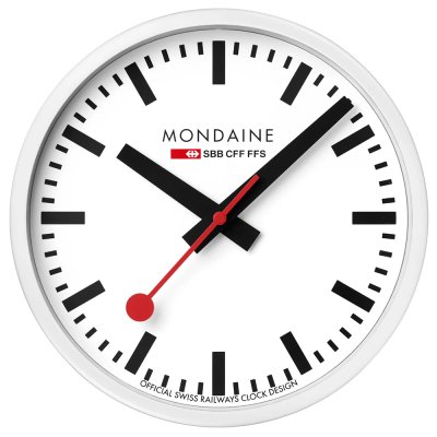 Mondaine Railways A990.CLOCK.10SBB Wall Clock 25 cm Clock