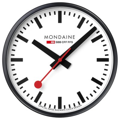 Mondaine Railways A990.CLOCK.12SBB Wall Clock 25 cm Clock