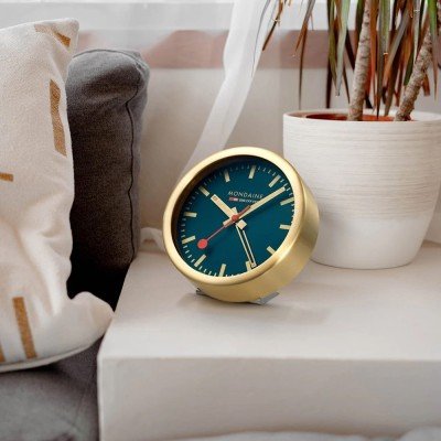 Mondaine Railways Mini Table and Wall Clock Clock
