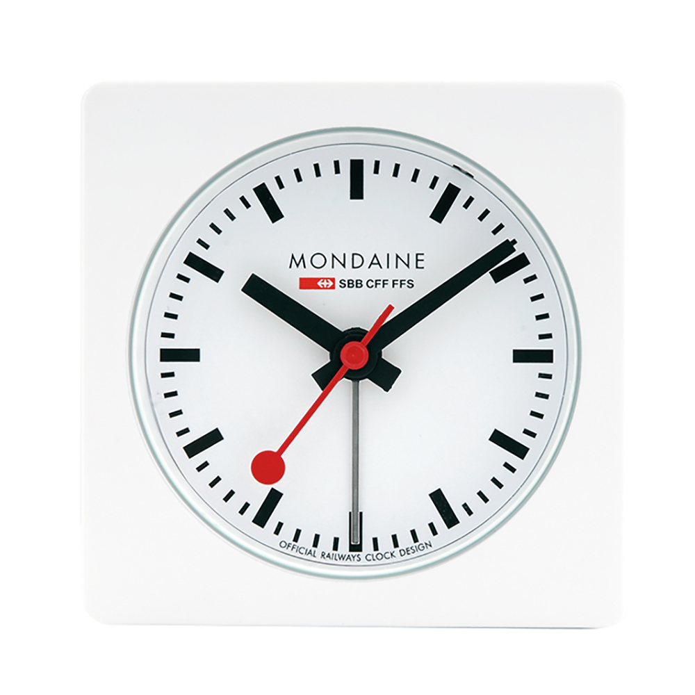 Mondaine A996.ALIG.10SBB Alarm Cube Clock