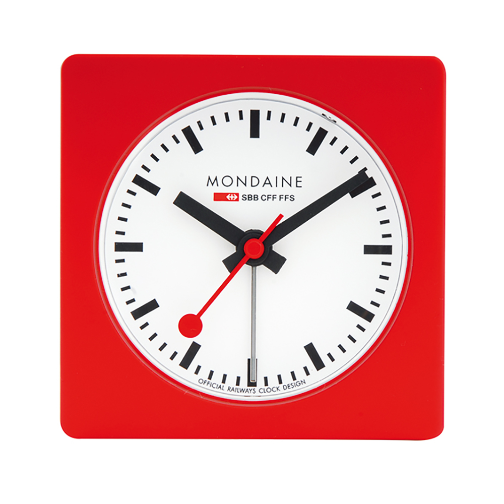 Mondaine A996.ALIG.30SBB Alarm Cube Clock