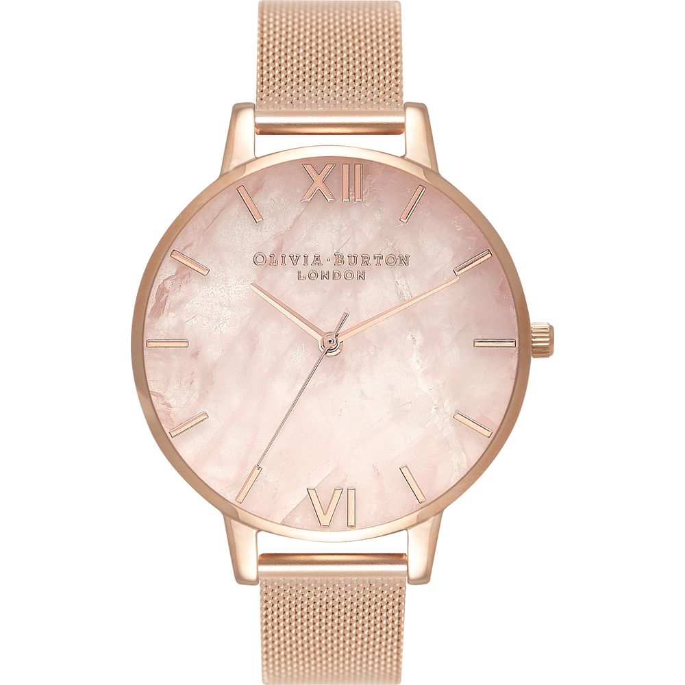 Olivia Burton OB16SP01 Rose Gold Mesh Watch