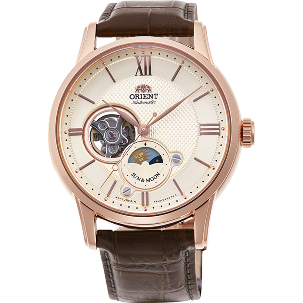 Orient Automatic RA-AS0003S10B Sun \u0026 Moon Watch • EAN: 4942715013684 •  Watch.co.uk