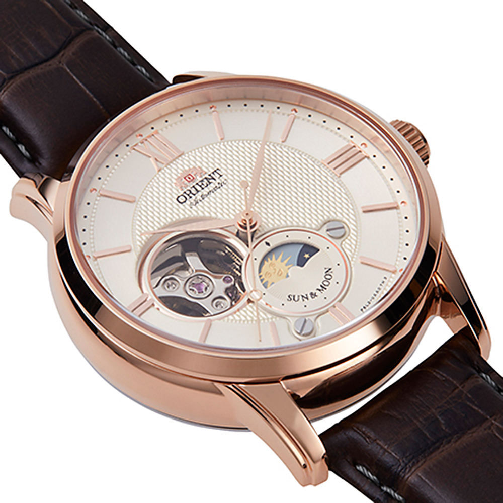 Orient Automatic RA-AS0003S10B Sun \u0026 Moon Watch • EAN: 4942715013684 •  Watch.co.uk