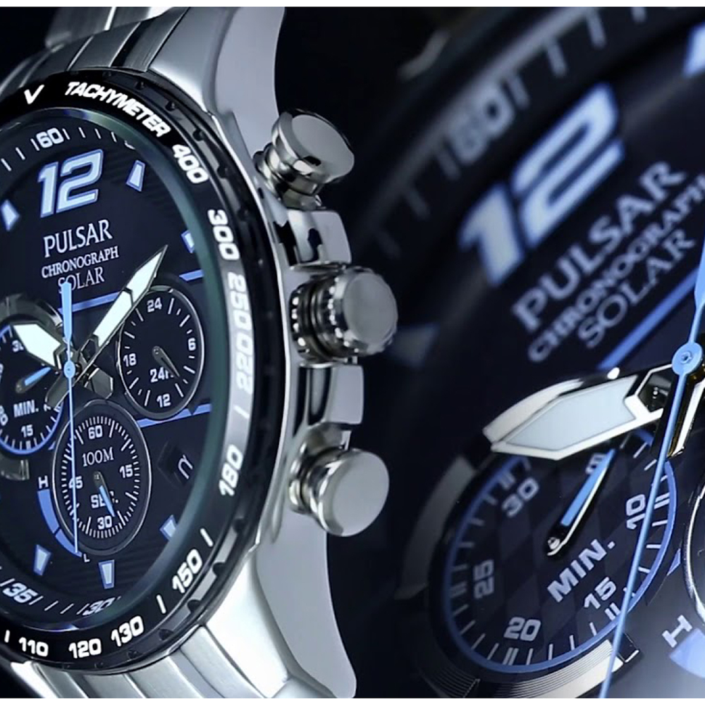 pulsar blue watch