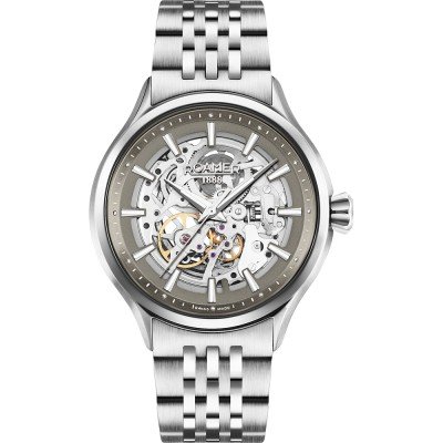 Roamer Competence 101663-41-55-10 Competence Skeleton III Watch