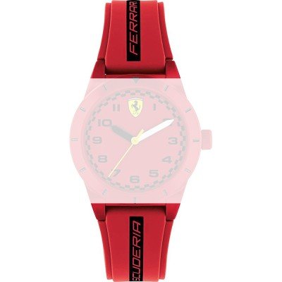 Scuderia Ferrari 689300630 Red Rev Strap
