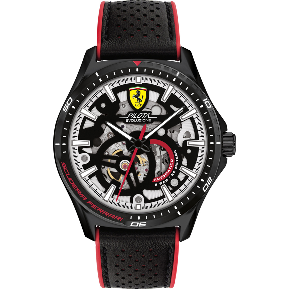 Scuderia Ferrari 0830837 Pilota Evo Skeleton Watch