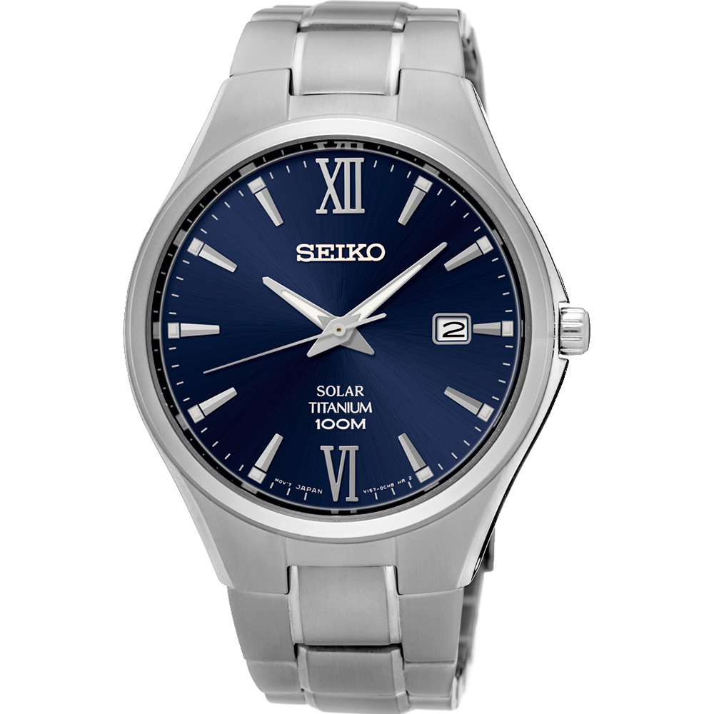 Seiko SNE407P1 Spirit Titanium Solar Watch