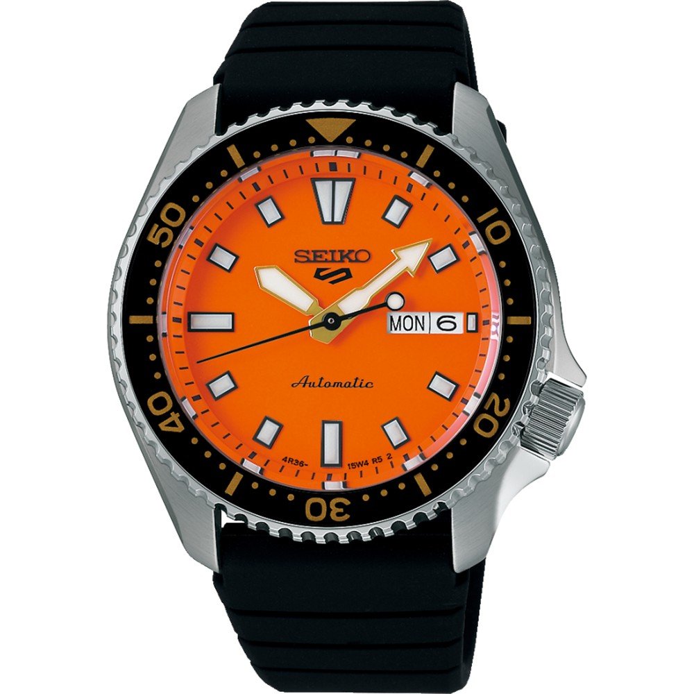 Seiko 5 Sports SRPL89K1 SKX Redux -Daichi Orange Watch • EAN