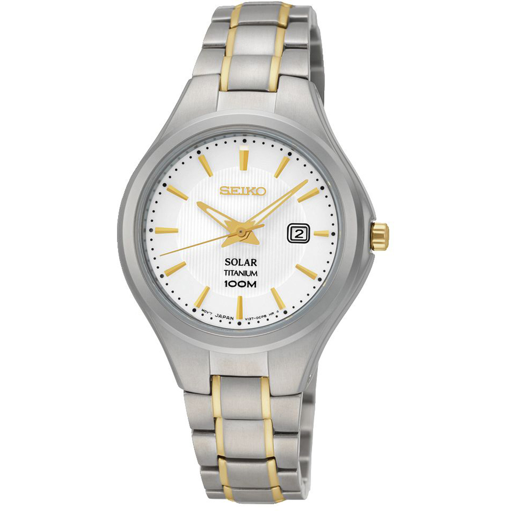 Seiko SUT203P1 Titanium Solar Ladies Watch