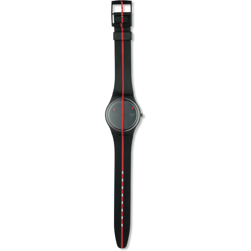 Swatch Specials GZ119 700 Year Switzerland - 360º Rosso Sur Blackout Watch