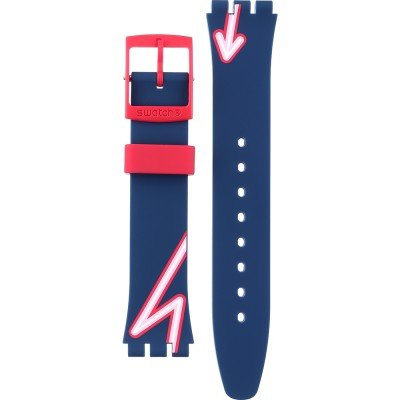 Swatch Plastic - Originals Medium (34mm) /Access/Solar/Musicall/Stop - G/SK/SL/SR/SS/SO28 AGN267 GN267 Flash of love Strap