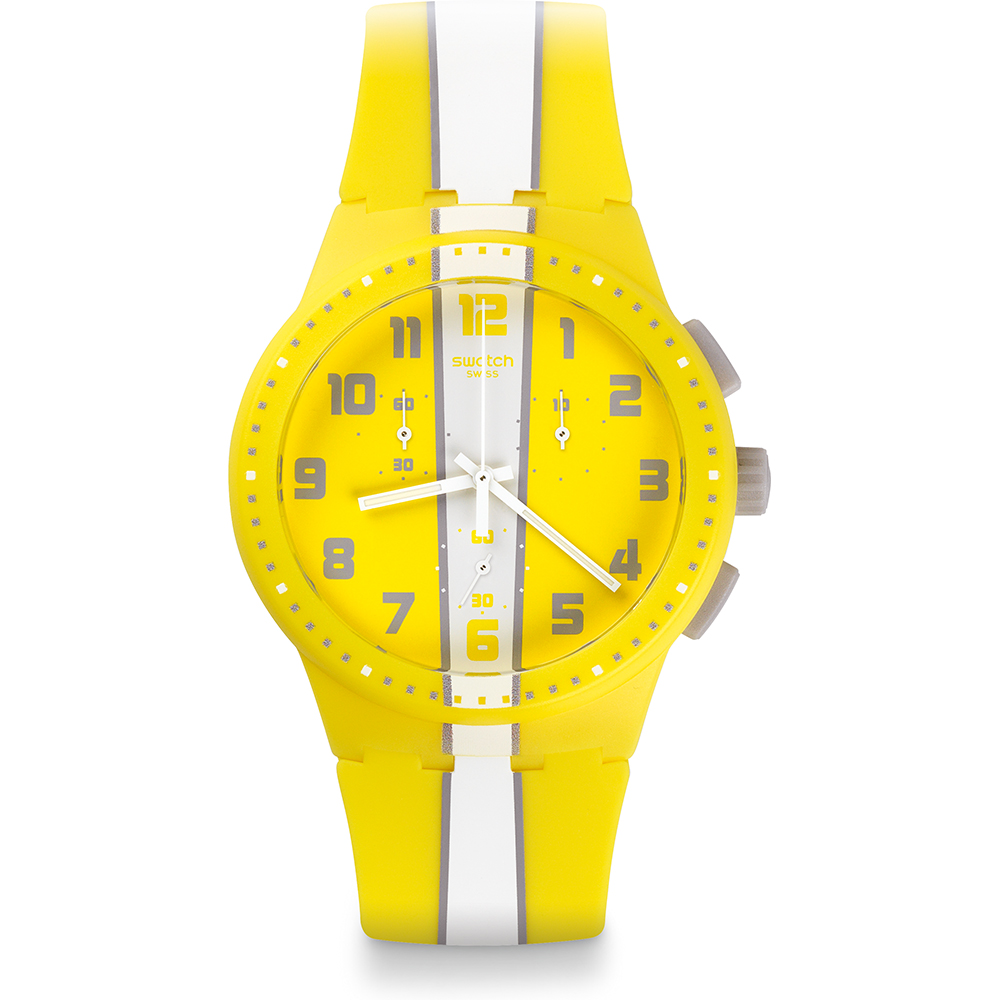 Swatch New Chrono Plastic SUSJ100 Amorgos Watch
