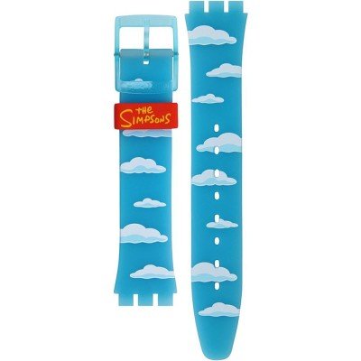 Swatch Plastic - Originals Medium (34mm) /Access/Solar/Musicall/Stop - G/SK/SL/SR/SS/SO28 ASO28Z115 Angel Bart Strap