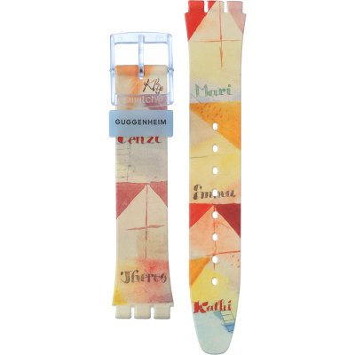 Swatch Plastic - Originals Medium (34mm) /Access/Solar/Musicall/Stop - G/SK/SL/SR/SS/SO28 ASO28Z703 Klee's Bavarian Don Giovanni Strap