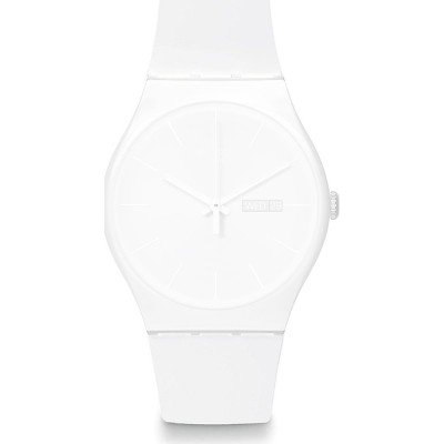 Swatch Plastic - Originals Large (41mm) SUO/SO29/SO32 ASO29W704 White Rebel Again Strap